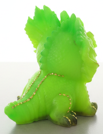 DIY Forest Spirit Resin Figure | Cute Neon Green Creature