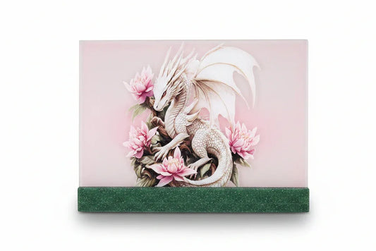 Green Enchanted Dragon Acrylic Plaque