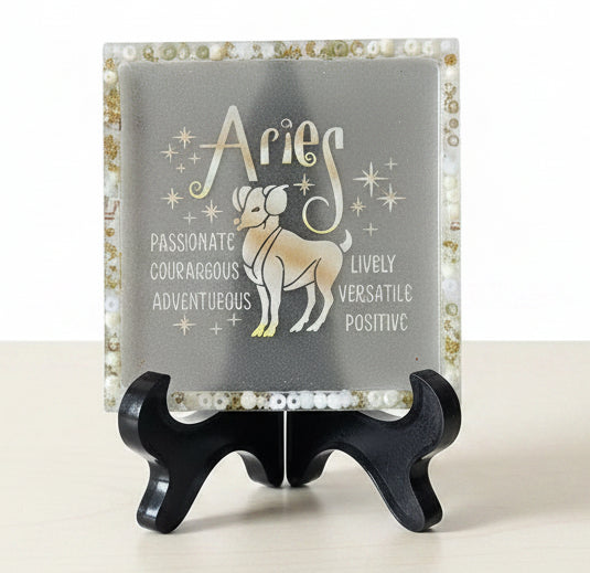 Square Aries Display Piece