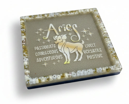 Square Aries Display Piece