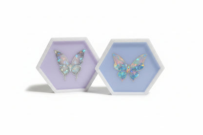 Butterfly Hexagon Decor Set