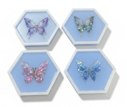 Butterfly Hexagon Decor Set