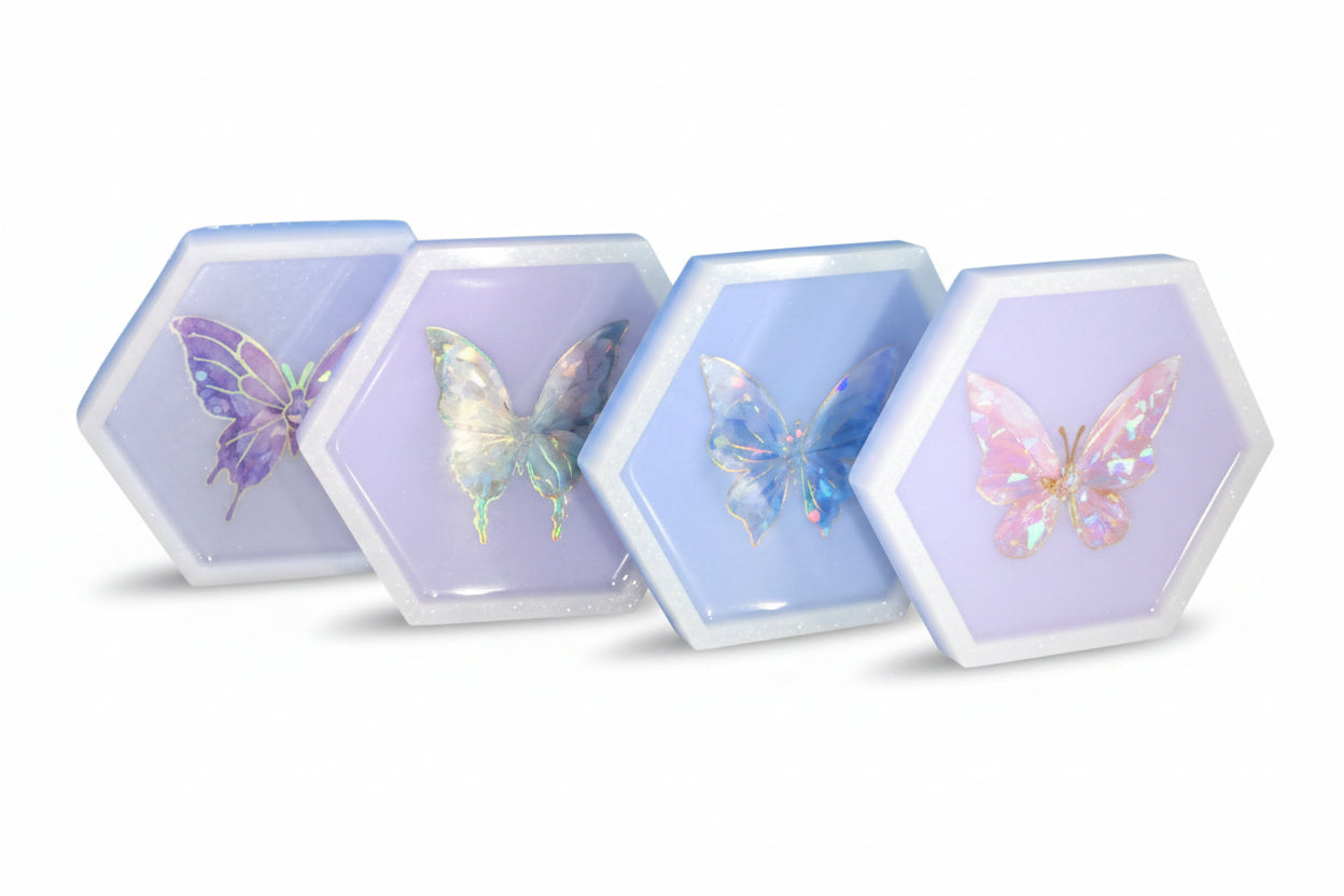 Butterfly Hexagon Decor Set