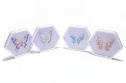 Butterfly Hexagon Decor Set