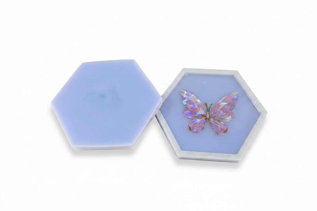 Butterfly Hexagon Decor Set