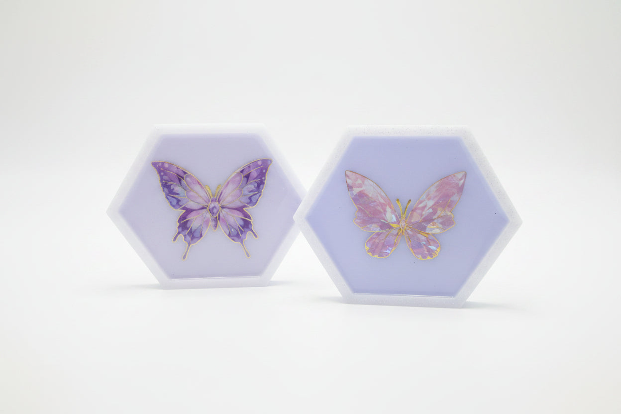 Butterfly Hexagon Decor Set