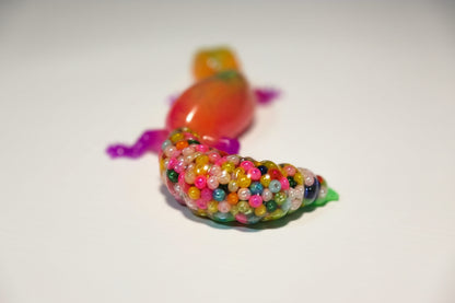 Bright Multi Colored Resin Gecko Lizard