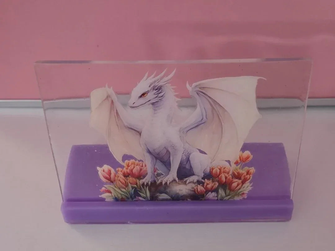 Purple Enchanted Dragon Acrylic Plaque