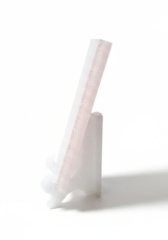 Rectangular Pink Dragon on White Tray or Wall Decor