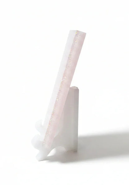 Rectangular Pink Dragon on White Tray or Wall Decor